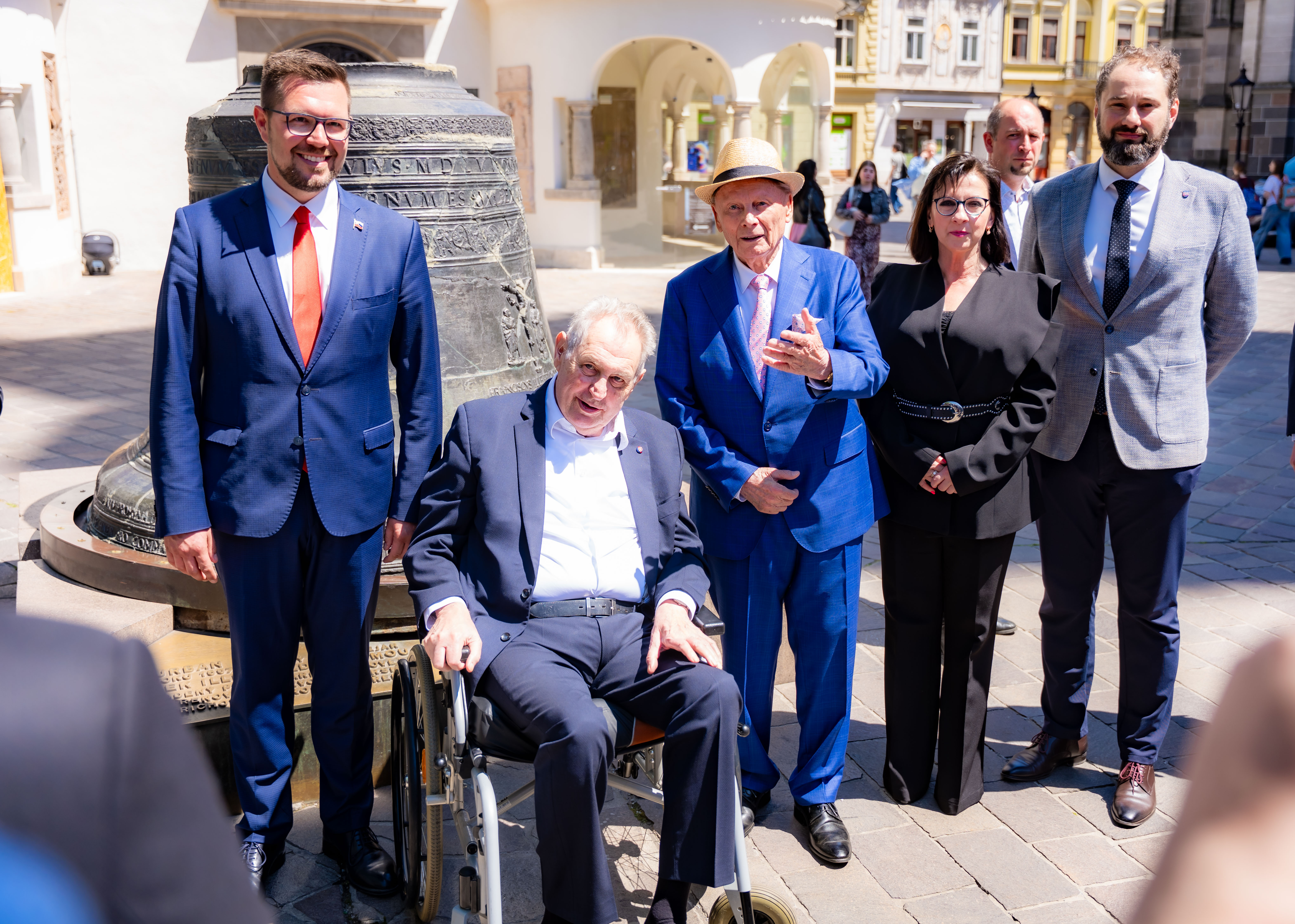 Prezident ZEMAN V Kosiciach so Schusterom -1-59